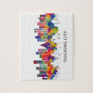 Puzzle Taichung City Taïwan Skyline