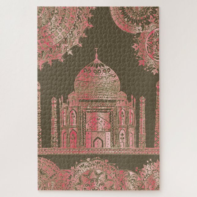 Puzzle Taj Mahal - Style bohémien oriental (Vertical)
