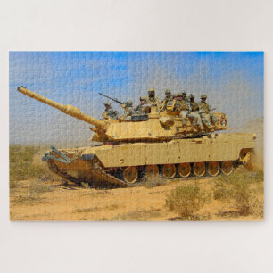 Puzzle TANK DE BATAILLE US - ABRAMS M1 (20x30 pouces)
