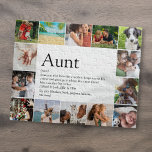 Puzzle Tante, Tante Définition 14 Photo Collage Amusant<br><div class="desc">14 photo collage de scie pour vous de personnaliser pour votre tante ou tante préférée pour créer un cadeau unique. Une façon parfaite de lui montrer à quel point elle est extraordinaire chaque jour. Conçu par Thisisnotme©</div>