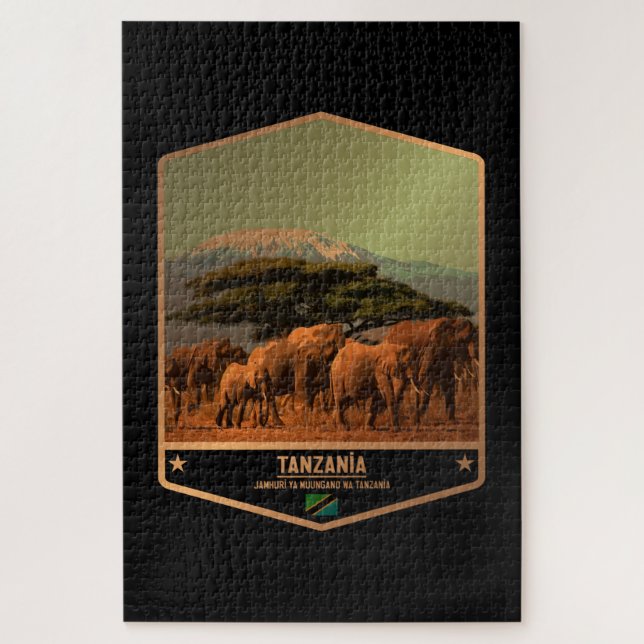 Puzzle Tanzanie (Vertical)
