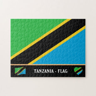 Puzzle Tanzanie Drapeau et Tanzanie