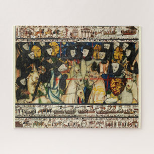 Puzzle TAPESTRE BAYEUX 1066 Mort du roi Harold