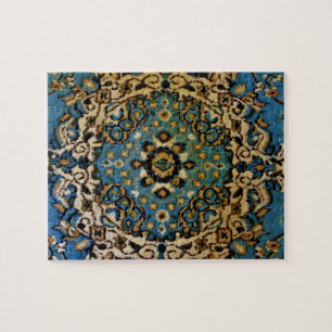 Puzzle Tapis bleu Oriental