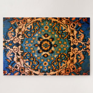 Puzzle Tapis bleu Oriental