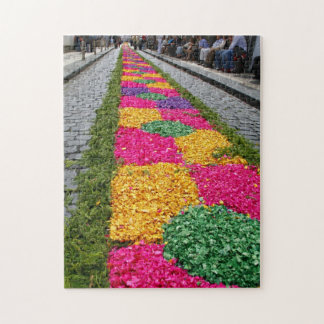 Puzzle Tapis de fleur