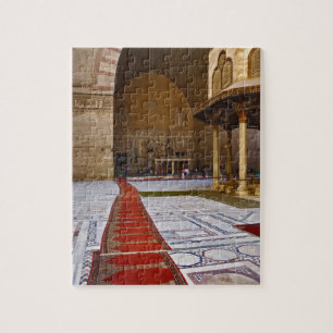Puzzle Tapis de prière menant à une mosquée islamique, Le