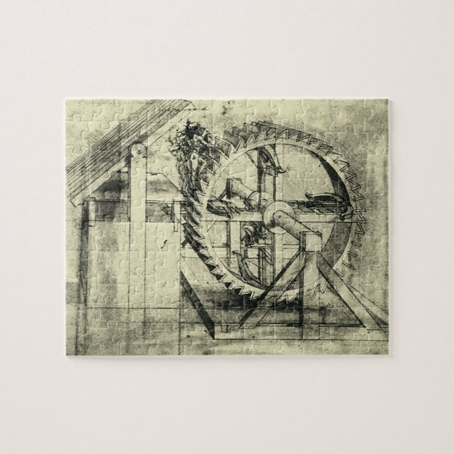 Puzzle Tapis propulsé par Leonardo da Vinci (Horizontal)