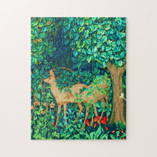 Puzzle Tapisserie de cerfs de la forêt William Morris Im