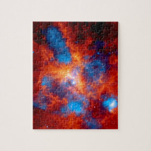 Puzzle Tarantula Nebula photo de l'espace infrarouge colo