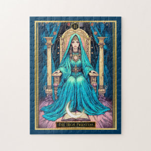 Puzzle Tarot Art Nouveau, la Grande Prêtresse