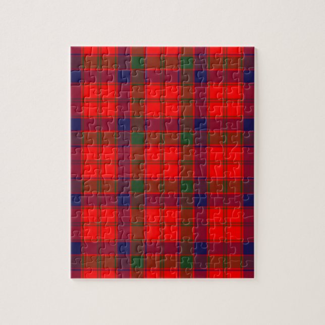 Puzzle Tartan écossais rouge (Vertical)
