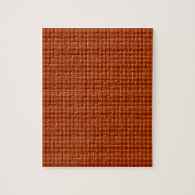 Puzzle Tartan orange (Vertical)
