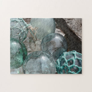 Puzzle Tas de flotteurs de pêche en verre