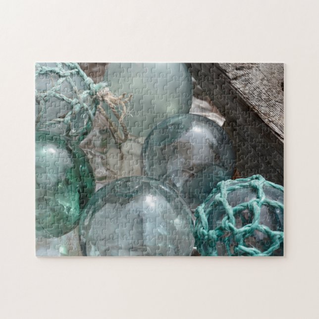 Puzzle Tas de flotteurs de pêche en verre (Horizontal)