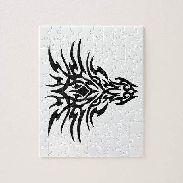 Puzzle Tatouage de visage de dragon (Vertical)