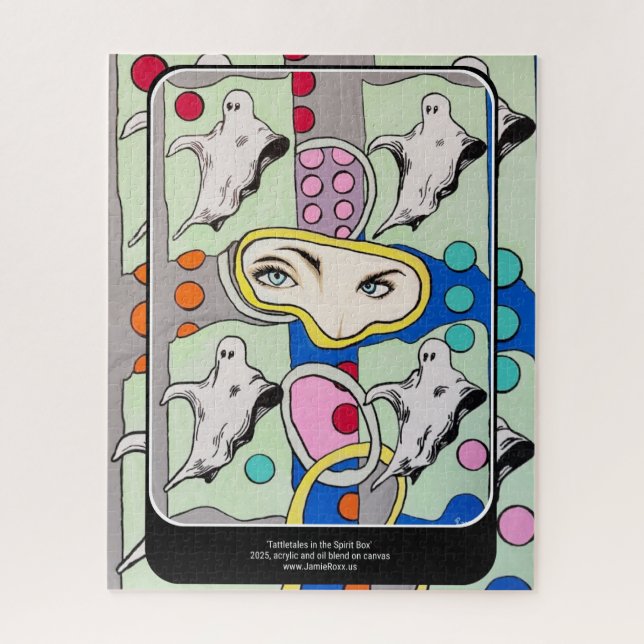 Puzzle "Tattletales in the Spirit Box" Peinture sur une (Vertical)
