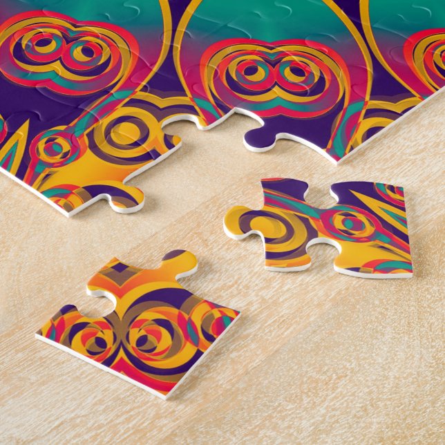 Puzzle Tattoo Kaleidoscope Fractal (Côté)