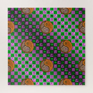 Puzzle Taureau & Coq de Bois