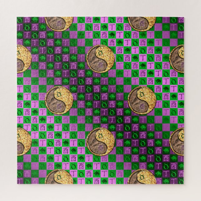 Puzzle Taureau & Coq de Feu (Vertical)