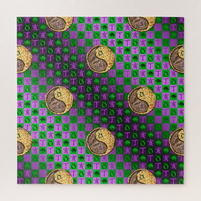 Puzzle Taureau & Sanglier de Feu (Vertical)