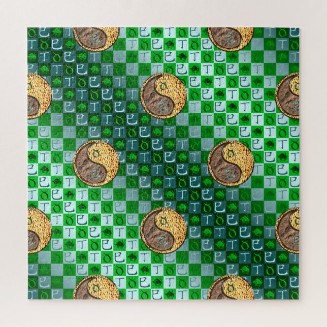 Puzzle Taurus & Fire Snake (Vertical)