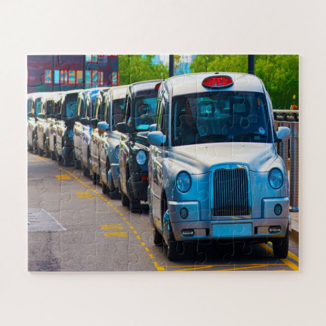Puzzle Taxi de Londres au Royaume-Uni (Horizontal)