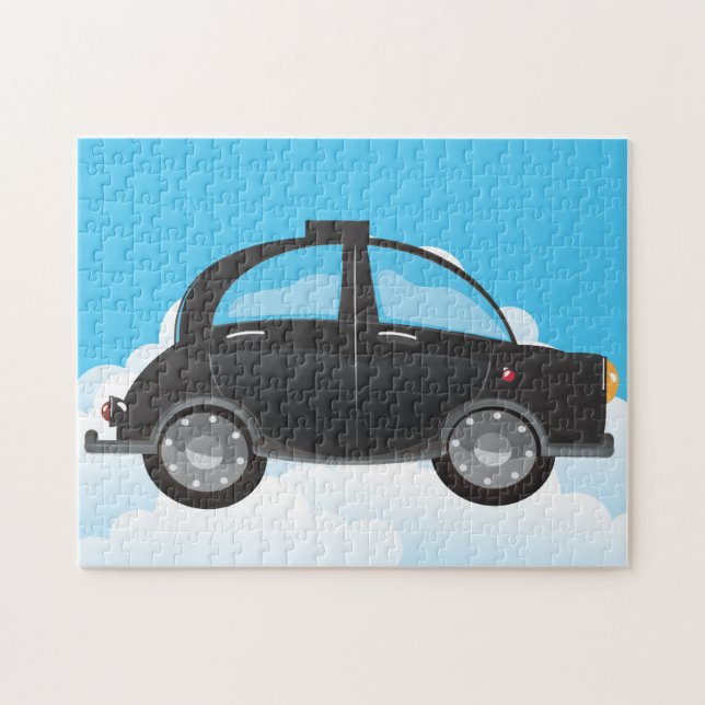 Puzzle Taxi noir (Horizontal)