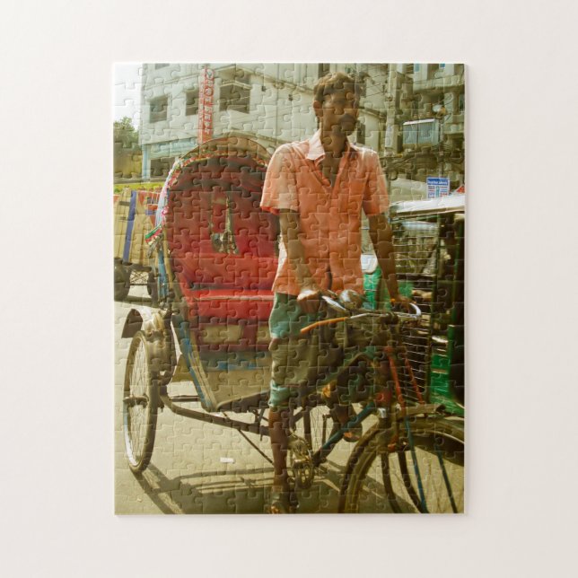 Puzzle Taxi Rickshaw Bangladesh (Vertical)