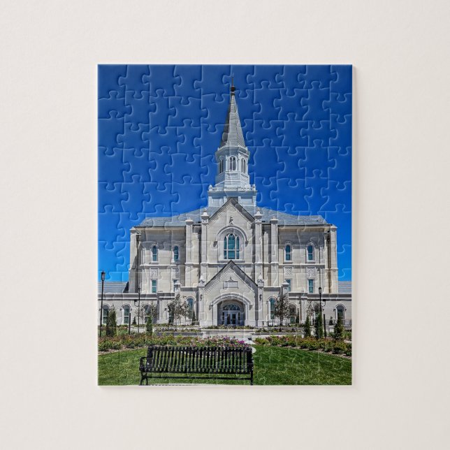 Puzzle Taylorsqu ville Utah Dernier jour Saint Temple (Vertical)