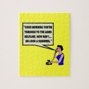 Puzzle TDAH drôle