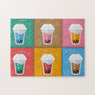 Puzzle Tea Bubble Coloré 6 Pac