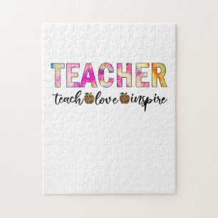 Puzzle Teacher Art Teach Love Inspire
