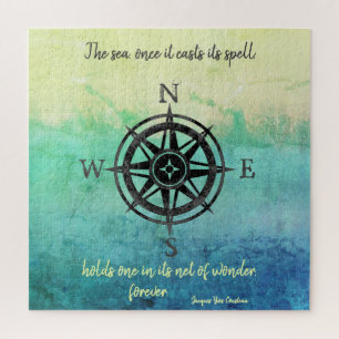 Puzzle Teal Ombre Sea