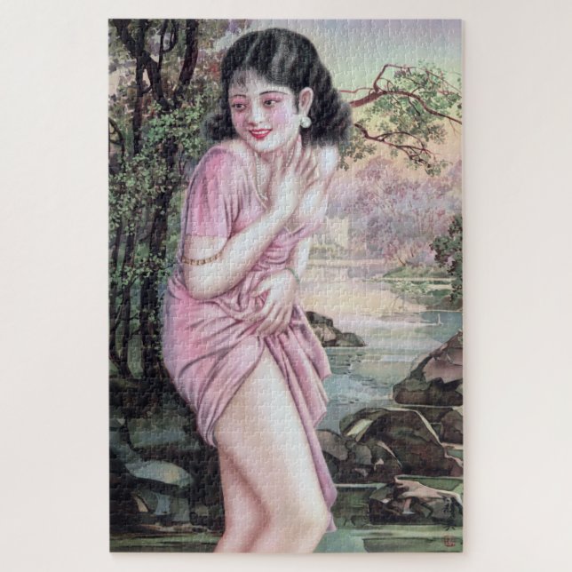 Puzzle Tease en Stream Oasis par Shanghai China Girl (Vertical)