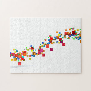 Puzzle Technologie de Blockchain comme affaires créative