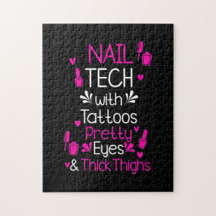 Puzzle Technologie Nail Avec Tatouages