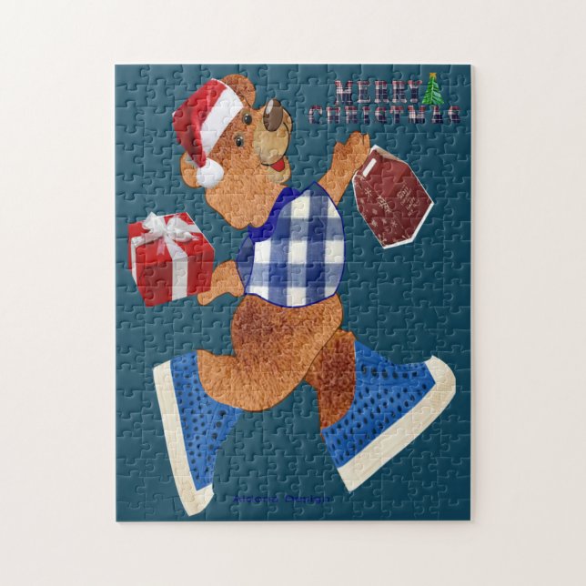 Puzzle Teddour Noël  (Vertical)