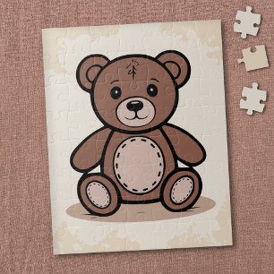 Puzzle Teddy Bear