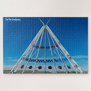 Puzzle Tee Pee Sculpture
