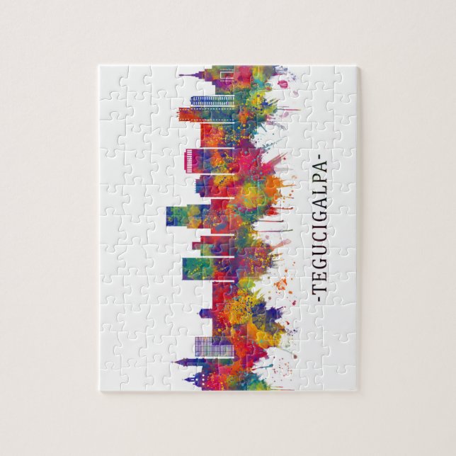 Puzzle Tegucigalpa Honduras Skyline (Vertical)