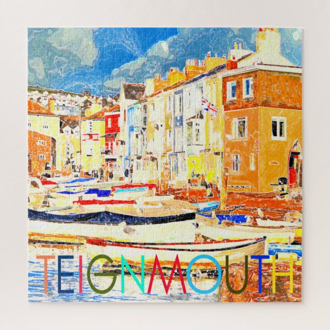 Puzzle Teignmouth, Devon, Royaume-Uni (Vertical)