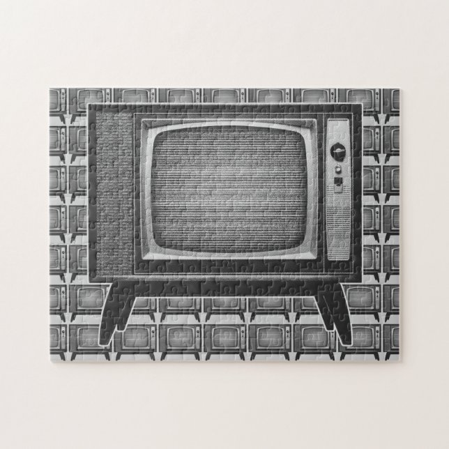 Puzzle Téléviseur Rétro Pop Art (Horizontal)