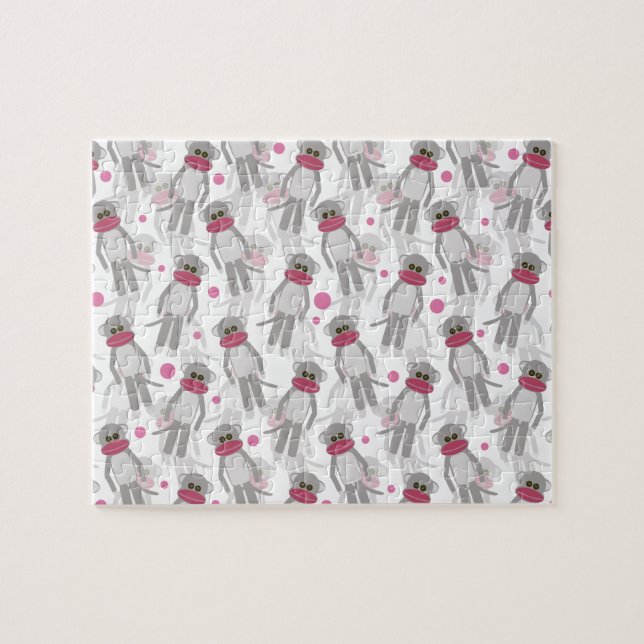 Puzzle Tellement beaucoup singes de chaussette ! (Horizontal)