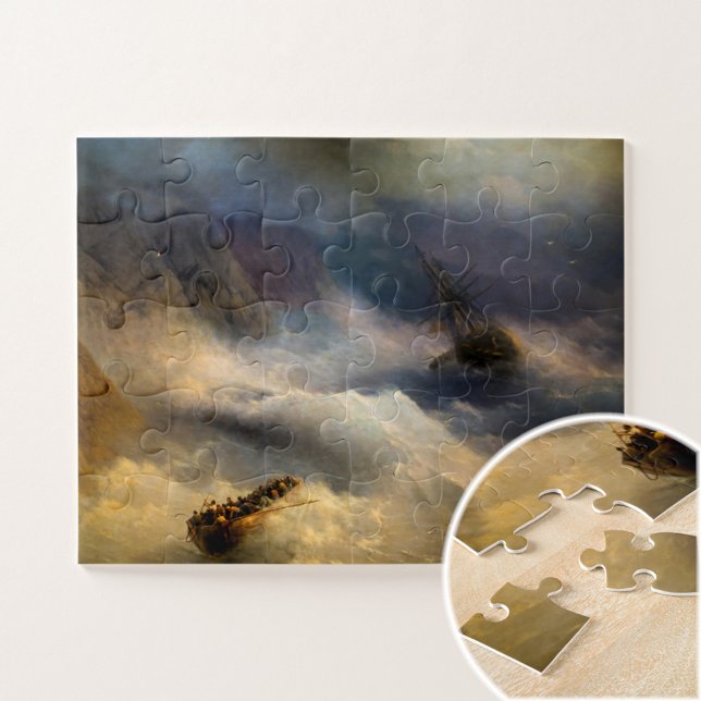 Puzzle Tempête au Cap Aya (Créateur téléchargé)