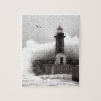 Puzzle Tempête au phare