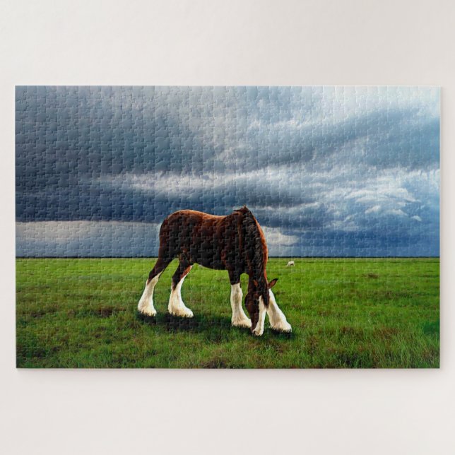 Puzzle Tempête de Clydesdale (Horizontal)