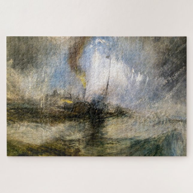 Puzzle Tempête de neige | JMW Turner | (Horizontal)