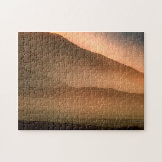 Puzzle Tempête de sable aux dunes de sable de mesquite, (Horizontal)