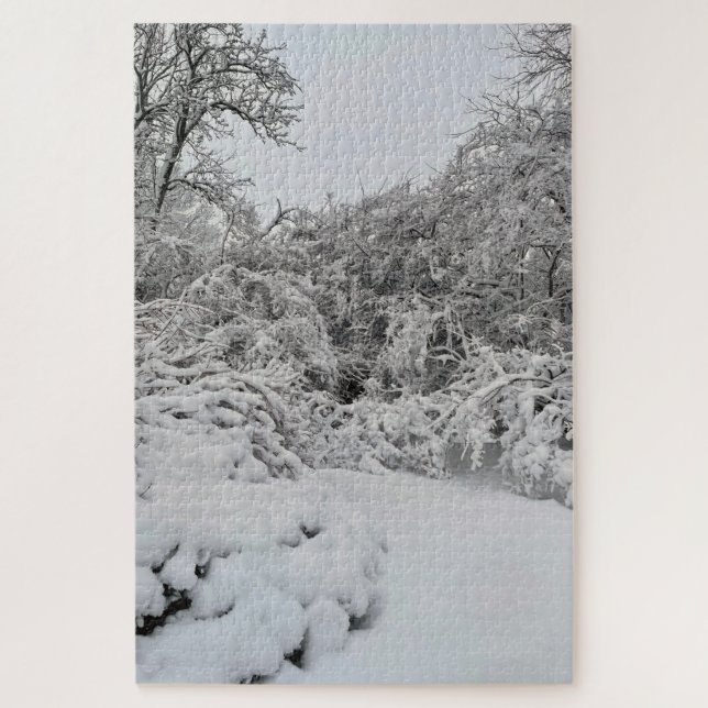 Puzzle Tempête hivernale (Vertical)